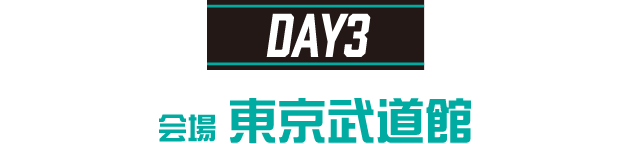 DAY3 会場 東京武道館