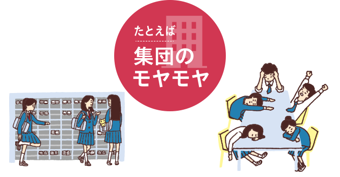 たとえば集団のモヤモヤ